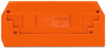 Wago 282-328 orange Abschlussplatte u. Zwischenplatte (282-328)