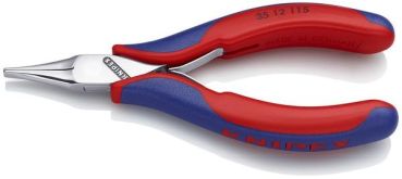 Knipex pol. isol. 115mm flach Elektronik-Greifzange (35 12 115)