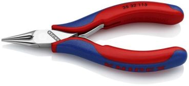 Knipex pol. isol. 115mm rund Elektronik-Greifzange (35 32 115)