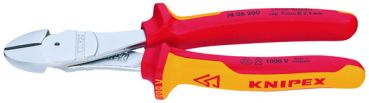 Knipex chrom isol. 200mm VDE 1000V Kraftseitenschneider (74 06 200)