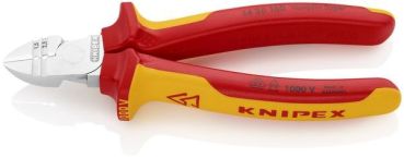 Knipex chrom isol. 160mm VDE 1000V Abisolier-Seitenschneider (14 26 160)