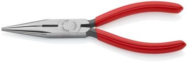 Knipex pol. plast. 160mm Flachrundzange mit Schneide (25 01 160)