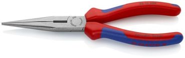 Knipex pol. isol. 200mm Flachrundzange mit Schneide (26 12 200)