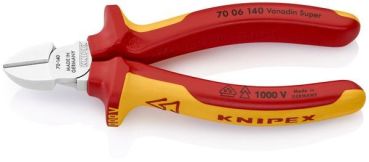 Knipex chrom isol. 140mm VDE 1000V Seitenschneider (70 06 140)