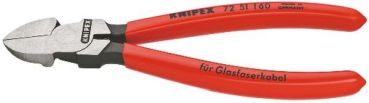 Knipex pol. plast. 160mm für LWL-Kabel Seitenschneider (72 51 160)