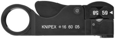 Knipex 100mm Koax-Abisolierwerkzeug (16 60 05 SB)