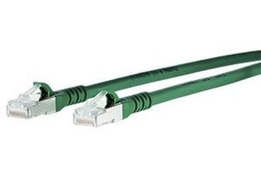 METZ/BTR ISO/IEC 10G AWG26 2xRJ45 grün 0,5m Patchkabel Cat6A (1308450555-E)