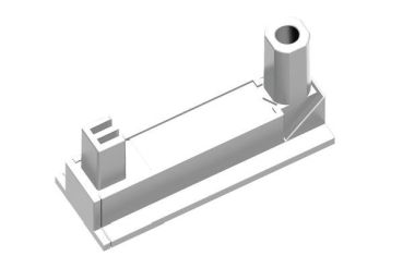 Bachmann DESK2 Inox lackiert Klebesockel-Set (918.111)