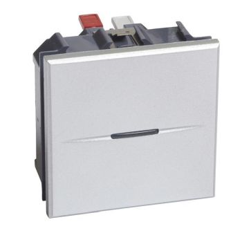 Bticino AX Wechselschalter 10A 2M Alu Installationsschalter (HC4003M2AN)