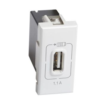 Bticino AX 1MODUL weiss USB-Lademodul (HD4285C1)