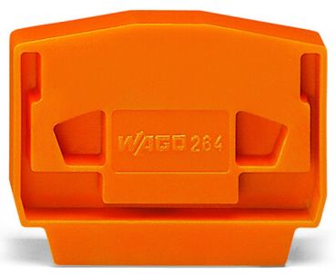 Wago 264-369 orange Abschlussplatte u. Zwischenplatte (264-369)