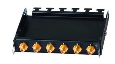 Telegärtner 1HE 6xBNC schwarz RAL9005 HD3-Modul (100021636)