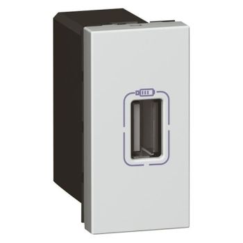 Legrand MSC 1fach aluminium USB-Lademodul (079391)