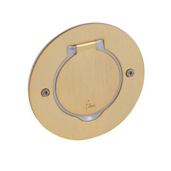 Legrand 1x2Mod Inox bronze rund Deckelsatz (089711)