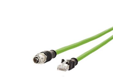 METZ/BTR M12+RJ45 Stecker ger. 8-pol. 80,0m Verbindungsleitung (142M2X15800)