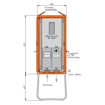 Walther 55 kVA Anschlussschrank (WA0011B)