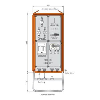 Walther 173 kVA Anschlussschrank (WA0031B)