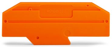 Wago 282-333 orange Abschlussplatte (282-333)