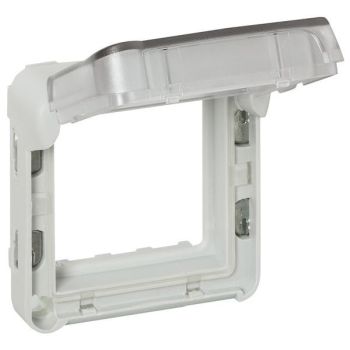 Legrand 069580 Feuchtr. AP Plexo IP55 grau Adapter Mosaic (069580)