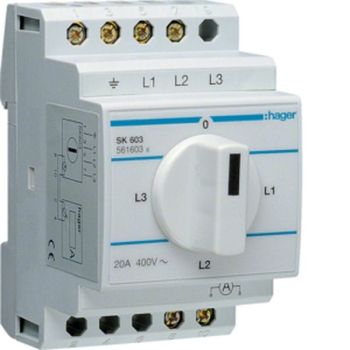 Hager SK603 20A 400V Ampermeterumschalter (SK603)