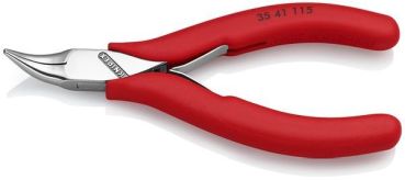 Knipex Kopf 45° gewinkelt 115mm Elektronik-Greifzange (35 41 115)