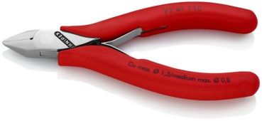 Knipex poliert Draht mittelhart bis D:1mm 115mm Elektronik-Seitenschneider (77 41 115)