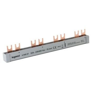 Legrand für 4AFDD mit FI/LS 1P+N 16mm² 12TE Gabelkammschiene (404981)