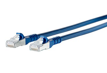 METZ/BTR RJ45 AWG26 S/FTP LSHF 2,0m blau Patchkabel 25G (13084G2044-E)