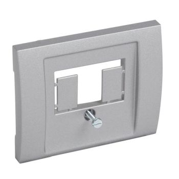 Legrand 771342 TAE Telefon Galea soft aluminium Abdeckung (771342)