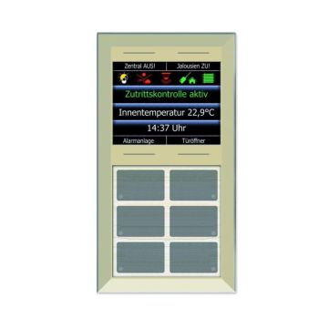 Issendorff LCN-GTS10DC rahmenlos 6+4-T 6LED+2,8 cha Tastenfeld (30276)