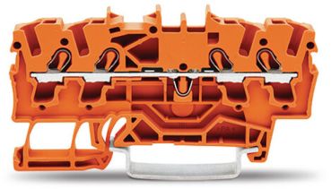 Wago 2002-1402 TOPJOB S 2,5qmm orange 4 Leiter Durchgangsklemme (2002-1402)