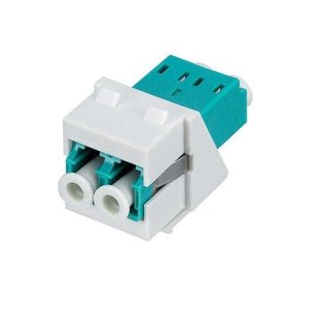 Rutenbeck KMK-LC-D OM3 aqua reinweiß LC-D Keystone Modul (228080000)