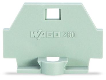 Wago 260-361 grau Abschlussplatte (260-361)