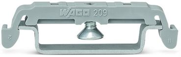 Wago 209-123 6,4mm breit grau Montagefuss (209-123)