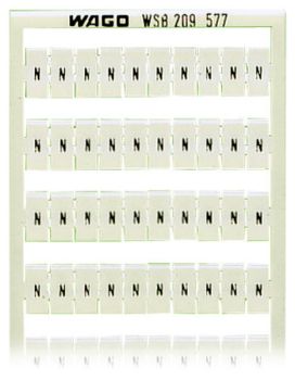 Wago 209-577 Aufdruck N (100X) WSB Schnellbeschriftung (209-577)