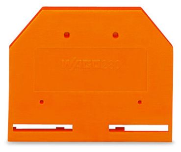 Wago 280-302 orange Abschlussplatte u. Zwischenplatte (280-302)