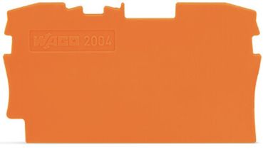Wago 2004-1292 orange Abschlussplatte u. Zwischenplatte (2004-1292)