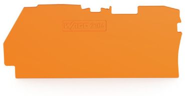 Wago 0,8 mm dick orange Abschluss- und Zwischenplatte (2104-1292)