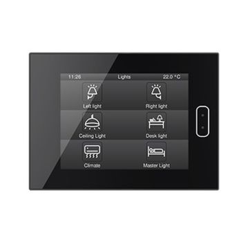 Zennio Z40 weiß kapazitives Farb-Touchpanel (ZVIZ40W) Zennio Z40 weiß kapazitives Farb-Touchpanel (ZVIZ40W)