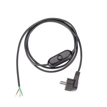 Bachmann 302.174 H03VV-F 3G0,75 2m schwarz Zuleitung (302.174)