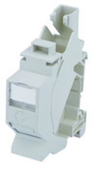 Telegärtner TS45 inkl. AMJ-SL Modul Cat.6A T568B Tragschienenverbinder (100025692)