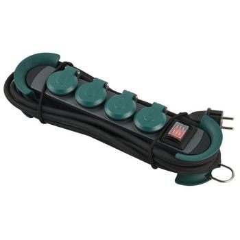 Bachmann HOOK Outdoor 4xCEE7/3 4,0m CEE7/7 IP44 Steckdosenleiste (500.200)