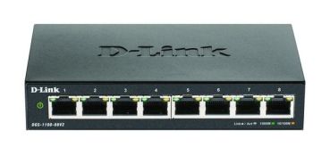 D-Link 8-Port Layer2 Smart Gigabit Switch (DGS-1100-08V2/E)