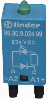 Finder 99.80.9.024.99 LED+Freilaufdiode EMV-Modul (99.80.9.024.99)