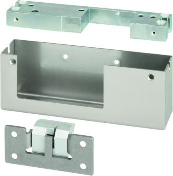 Assa A10 komplett Edelstahl DIN Links Aufbau-Gehäuse (-------A0135-04)