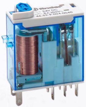 Finder 2Wechsler 8A hartvergoldet Spule 110V DC Miniatur-Steckrelais (46.52.9.110.5040)