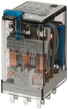 Finder 3 Wechsler 10 A Spule 24 V DC Miniatur-Industrie-Printrelais (55.33.9.024.0000)