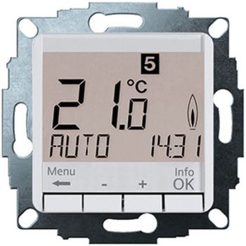 Eberle UTE 4800 / weiß Uhrenthermostat Unterputz-Raumtemperaturregler (527820455103)