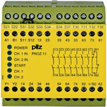 Pilz PNOZ 11 42VAC 24VDC 7n/o 1n/c Sicherheitsrelais (774081)