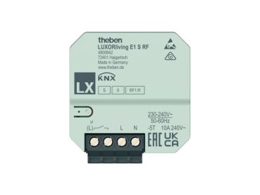 Theben LUXORliving 1-fach f.Elektroheizungen UP-Funkaktor (4800642)